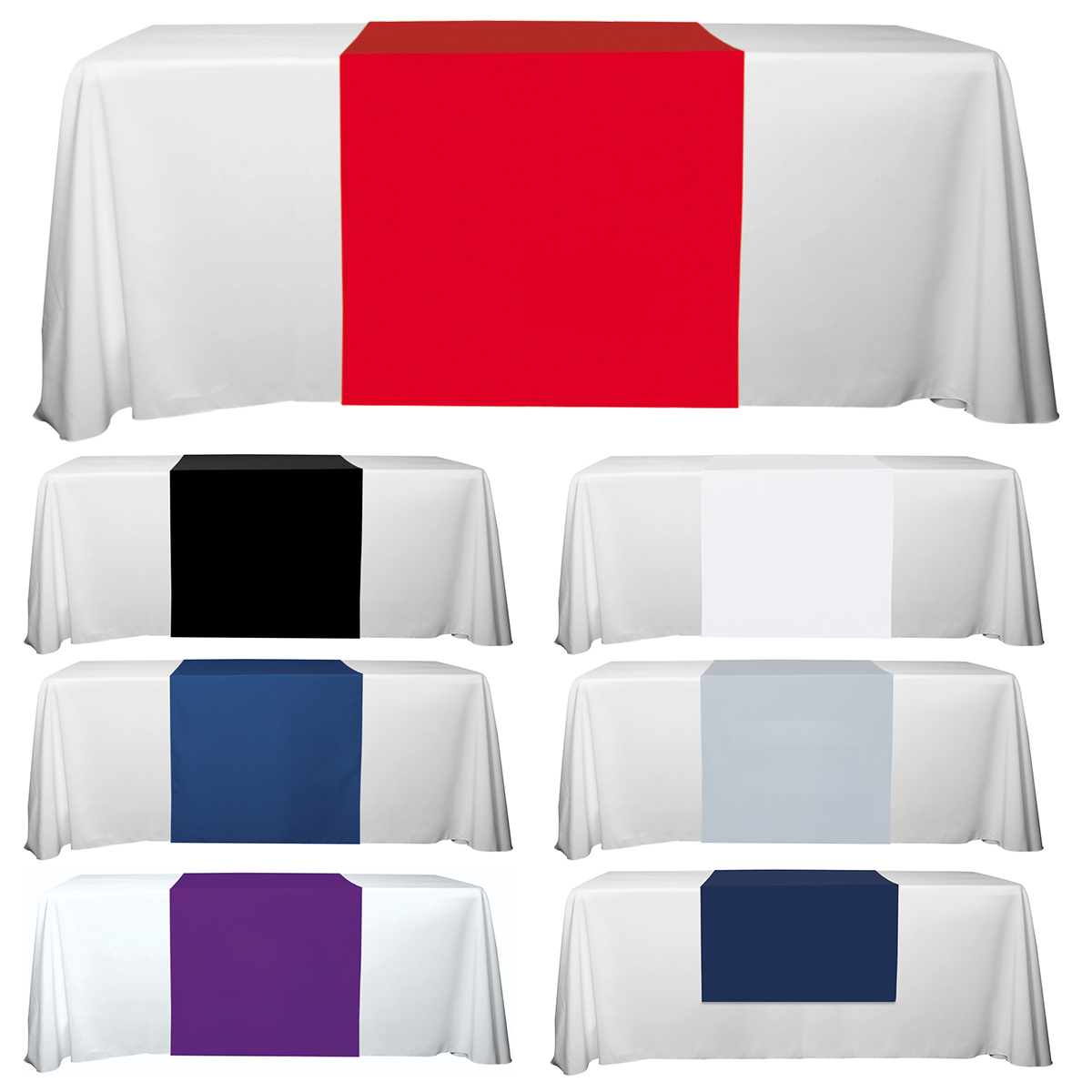 "ROGER SIX" 60 L Table Runners - (Blanks) / Accommodates 3 ft Table and Larger